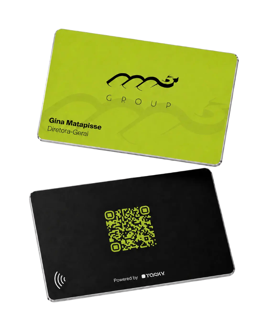 Lime Group card with name, title, and QR back
